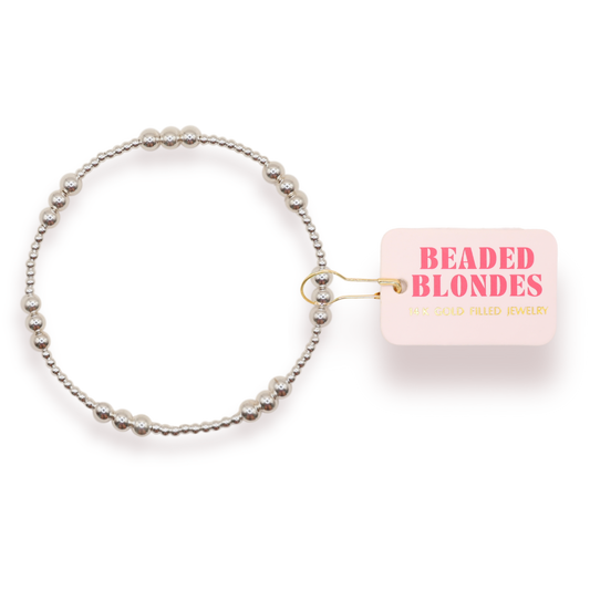 ILY Silver Bracelet