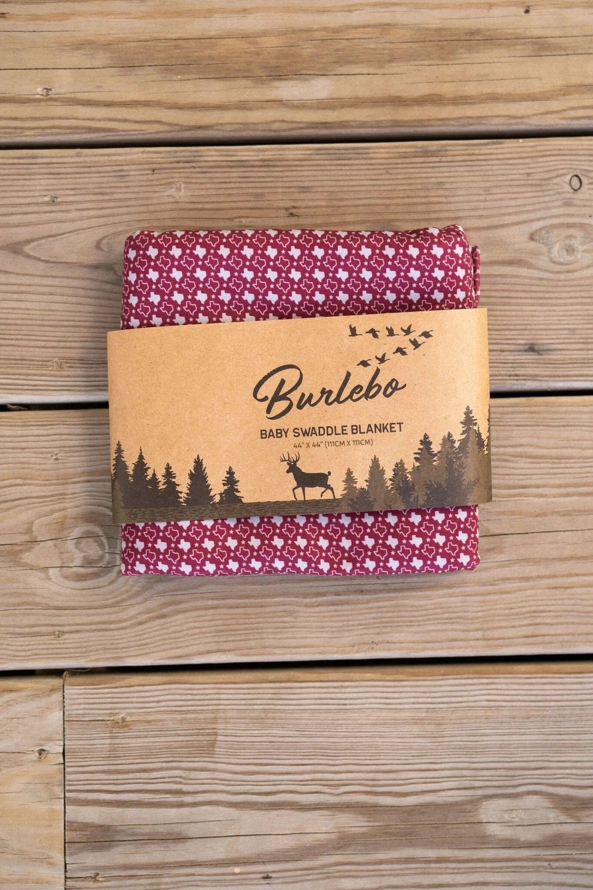 Baby Swaddle - Texas Maroon