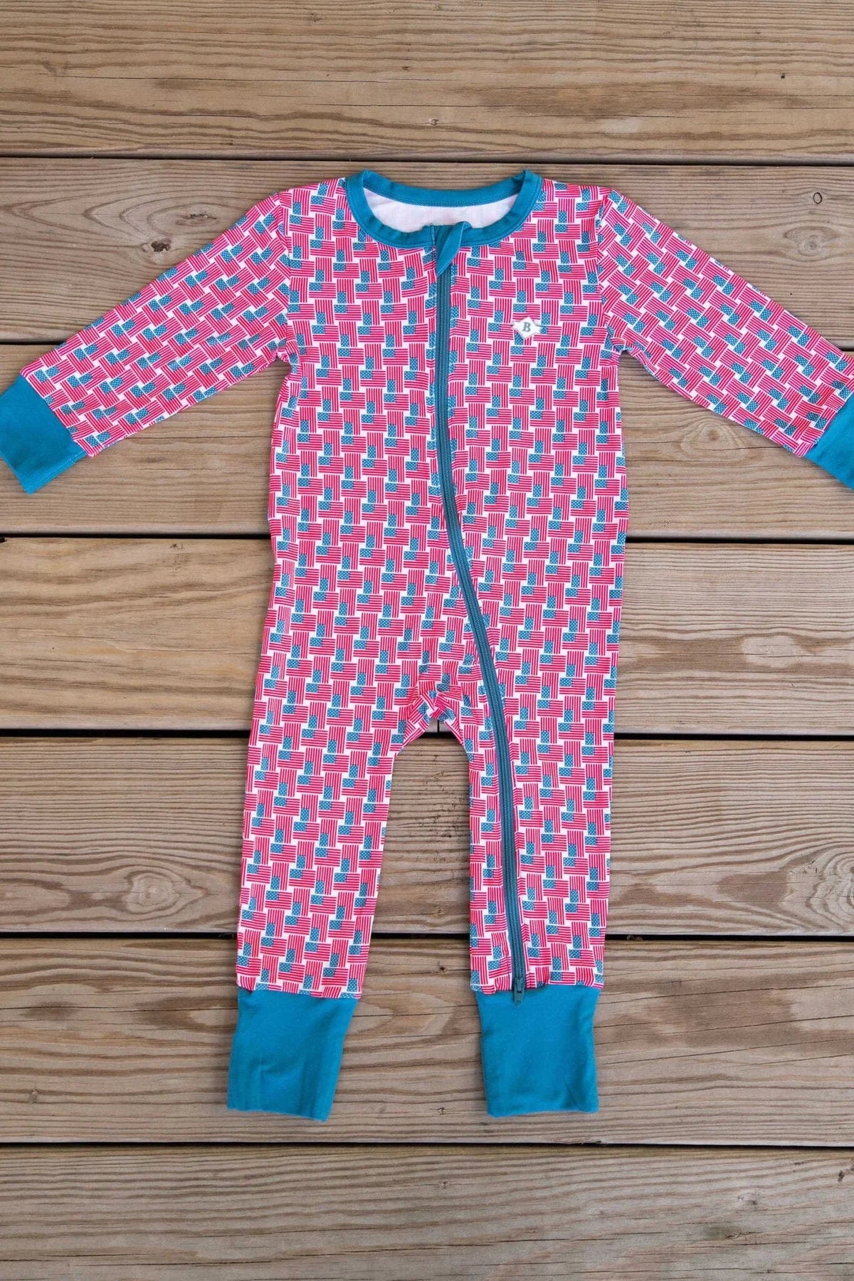 Baby Zip Up - American Flag