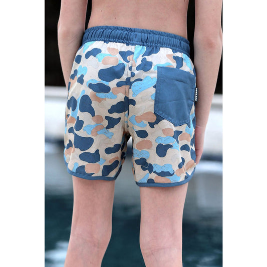 Youth Swim Trunk - Rockport Camo