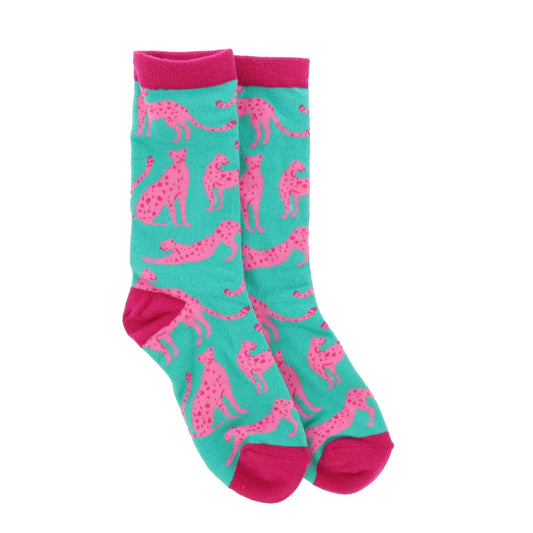 See ya, Cheetah Tall Sock,