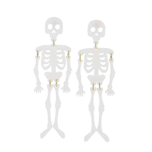 Glow in the Dark Skeleton Earring