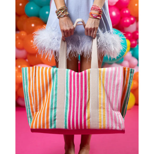 Downtown Stripe Tote