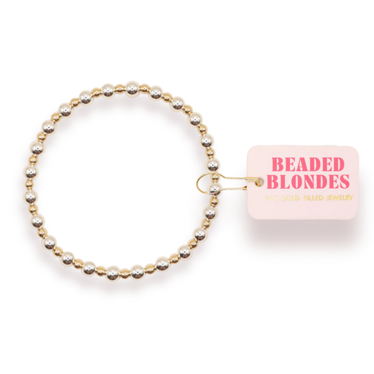 Katy Bracelet in Silver with Gold