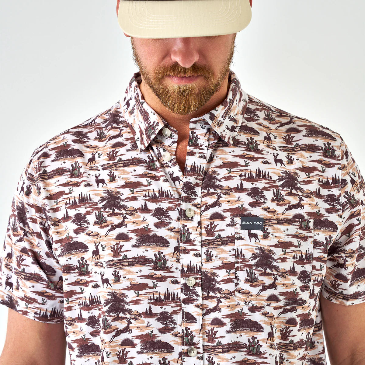 Performance Button Up - Brush Country