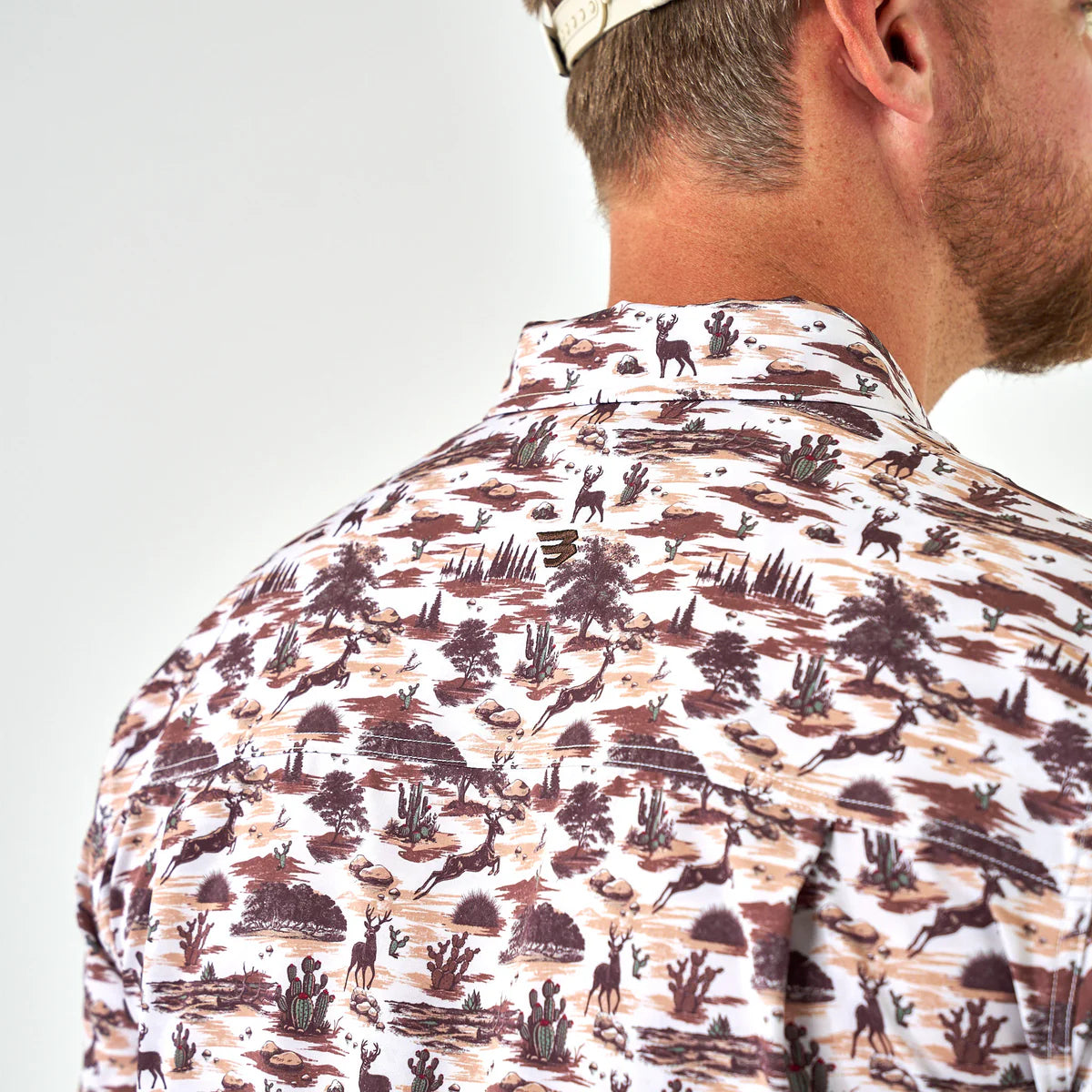 Performance Button Up - Brush Country