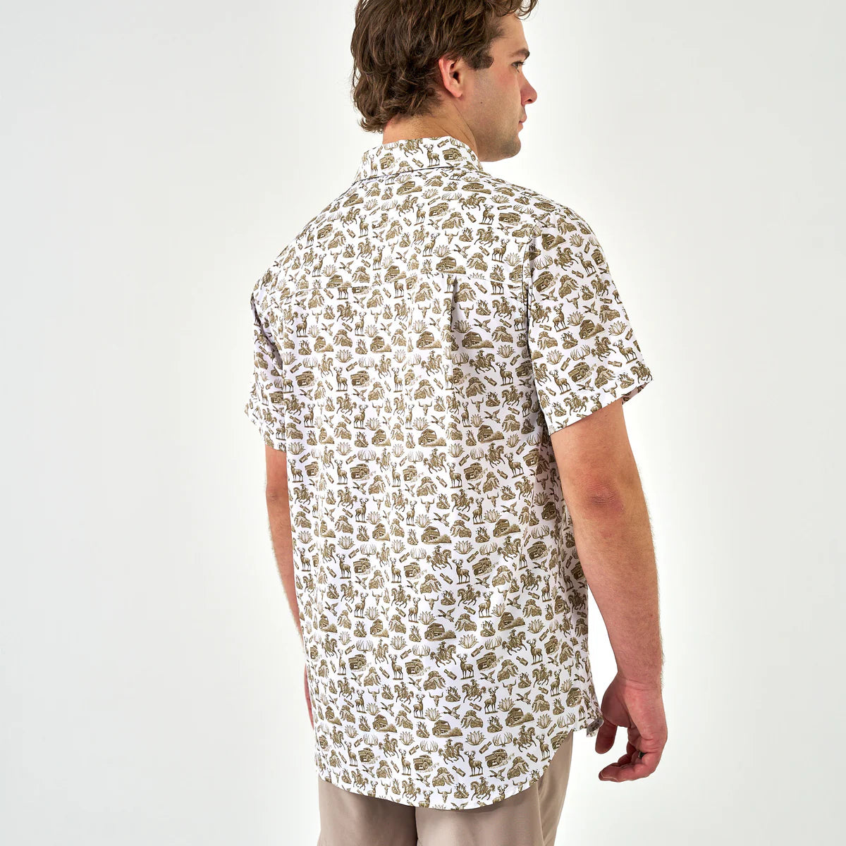 Performance Button Up - Into The Wild