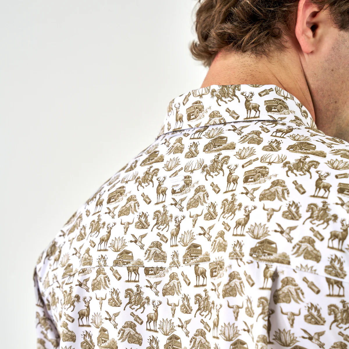 Performance Button Up - Into The Wild