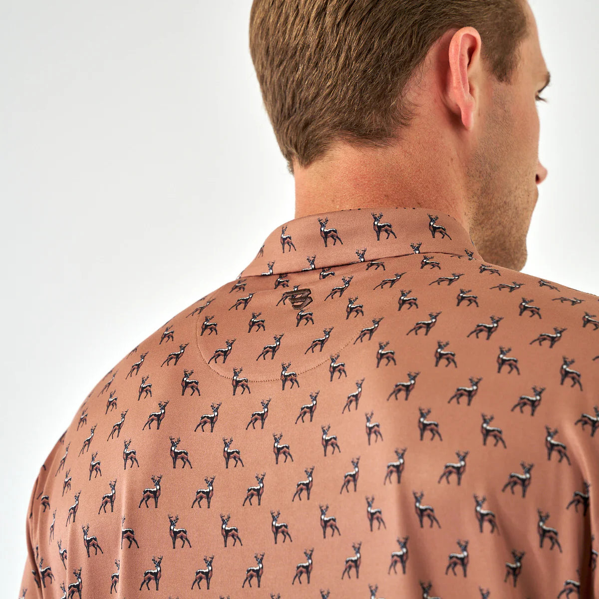 Performance Polo - Whitetail Deer - Brown