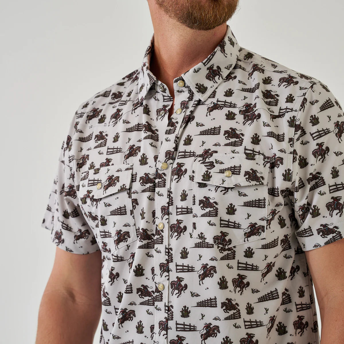 Performance Western Shirt - Cowboy Country