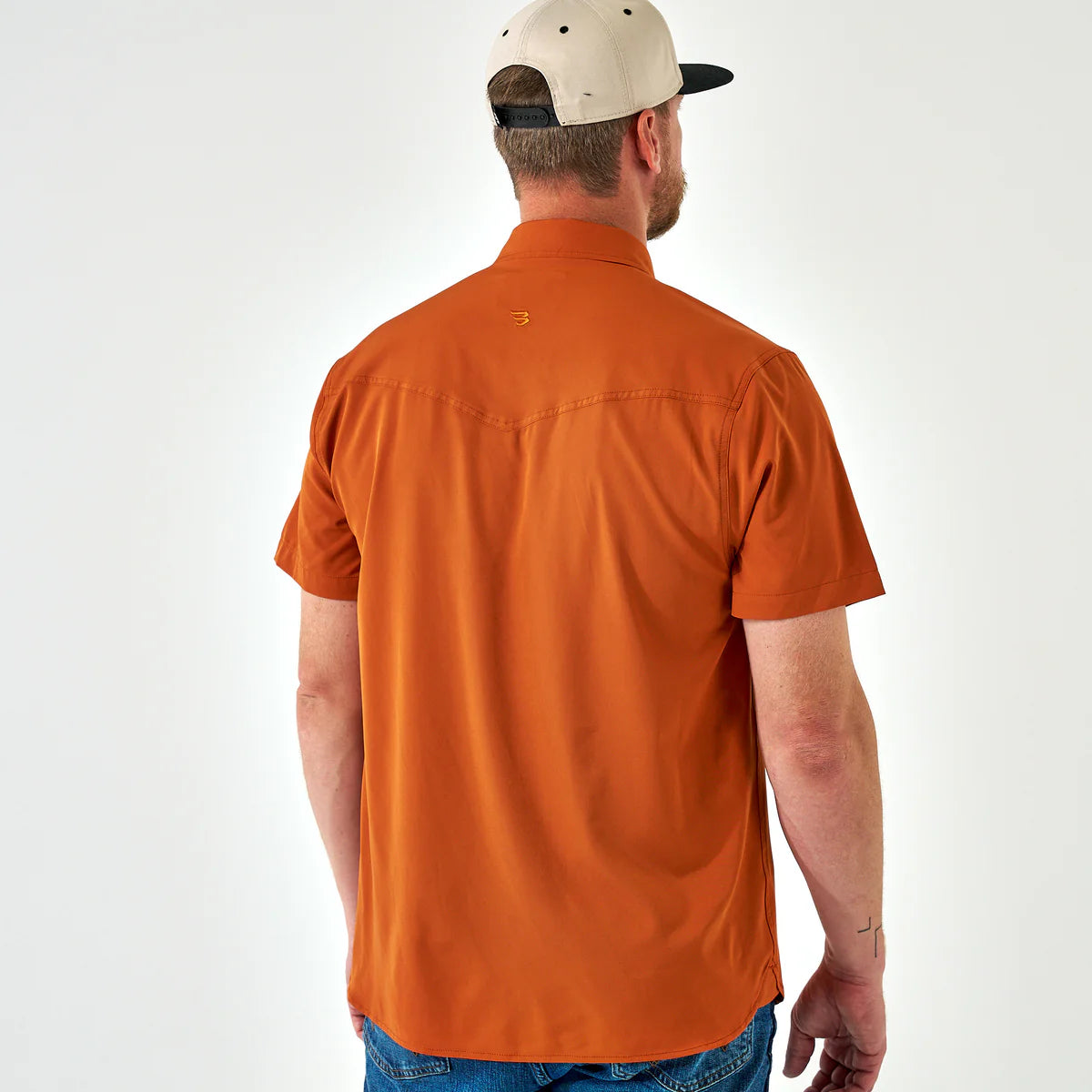 Performance Western Shirt - Orange