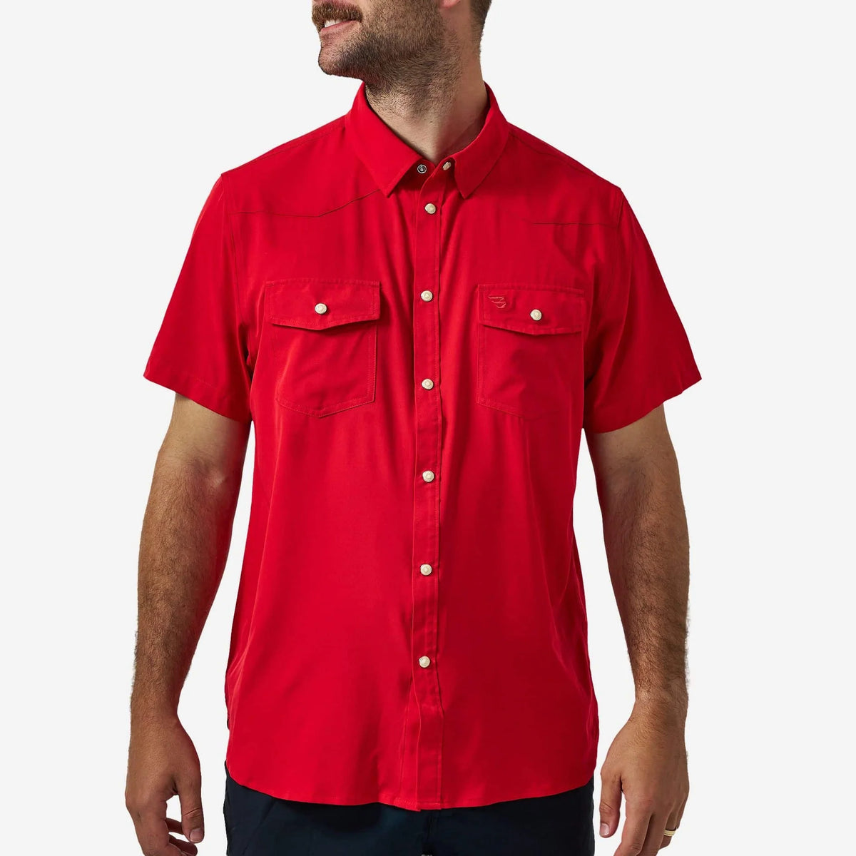 Performance Western Shirt - Red