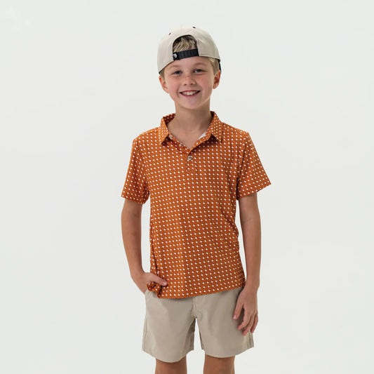 Youth Polo - Texas Orange