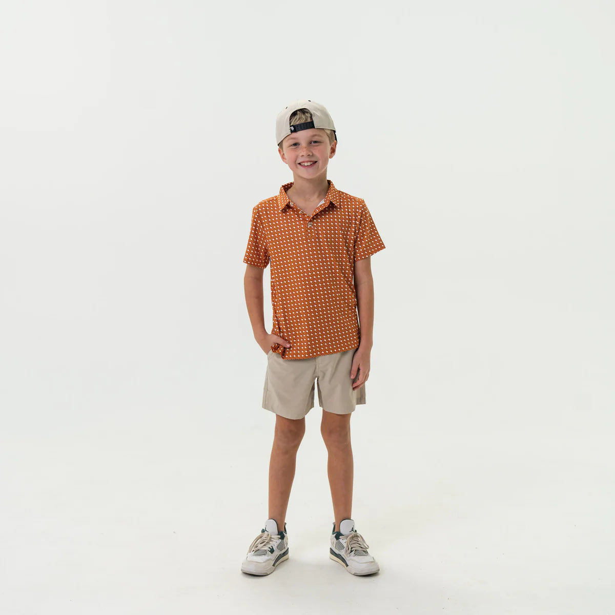 Youth Polo - Texas Orange