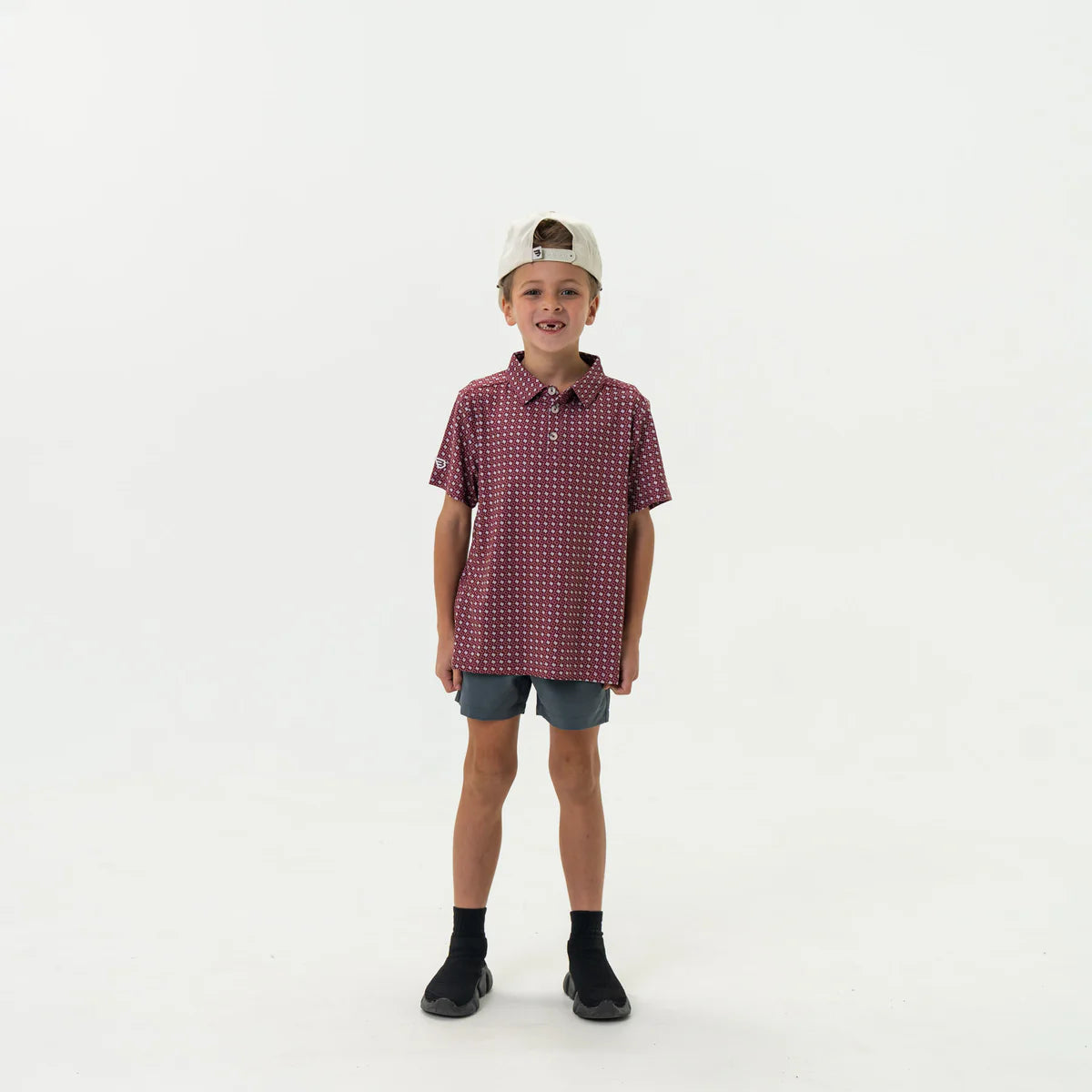 Youth Polo - Texas Maroon