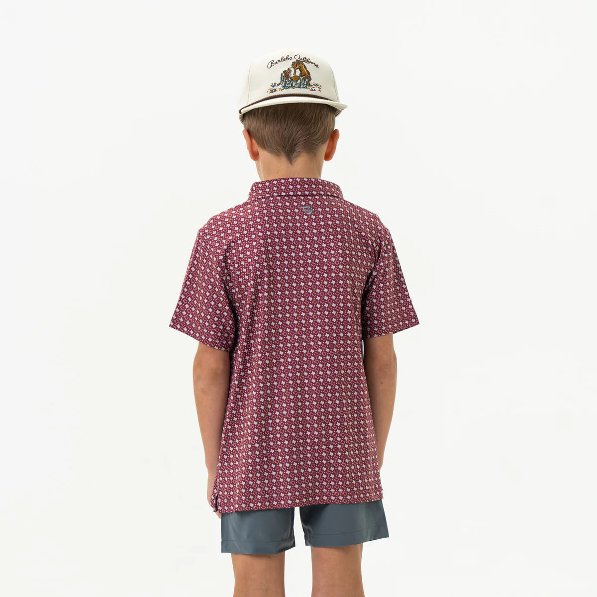 Youth Polo - Texas Maroon