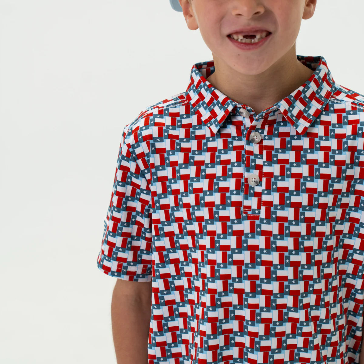 Youth Polo - Texas Flag