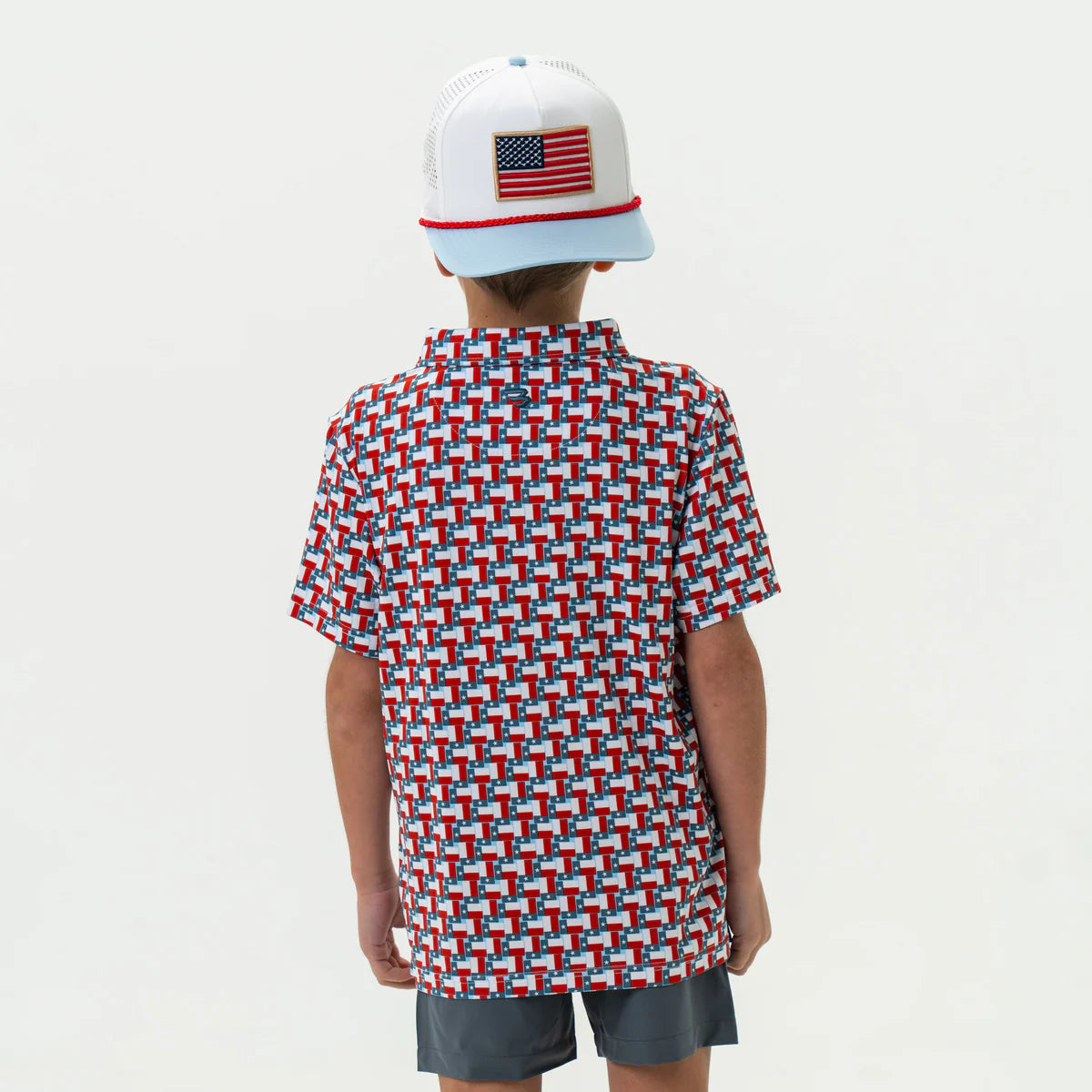 Youth Polo - Texas Flag