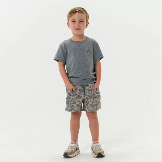 Youth Athletic Short - Classic Deer Camo