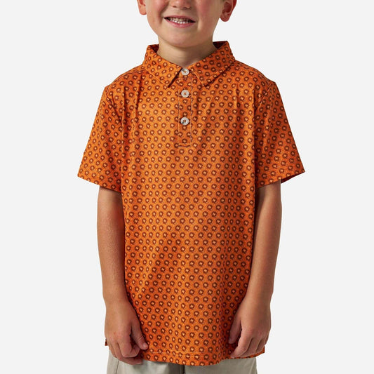 Youth Polo - Vintage Helmets - Orange