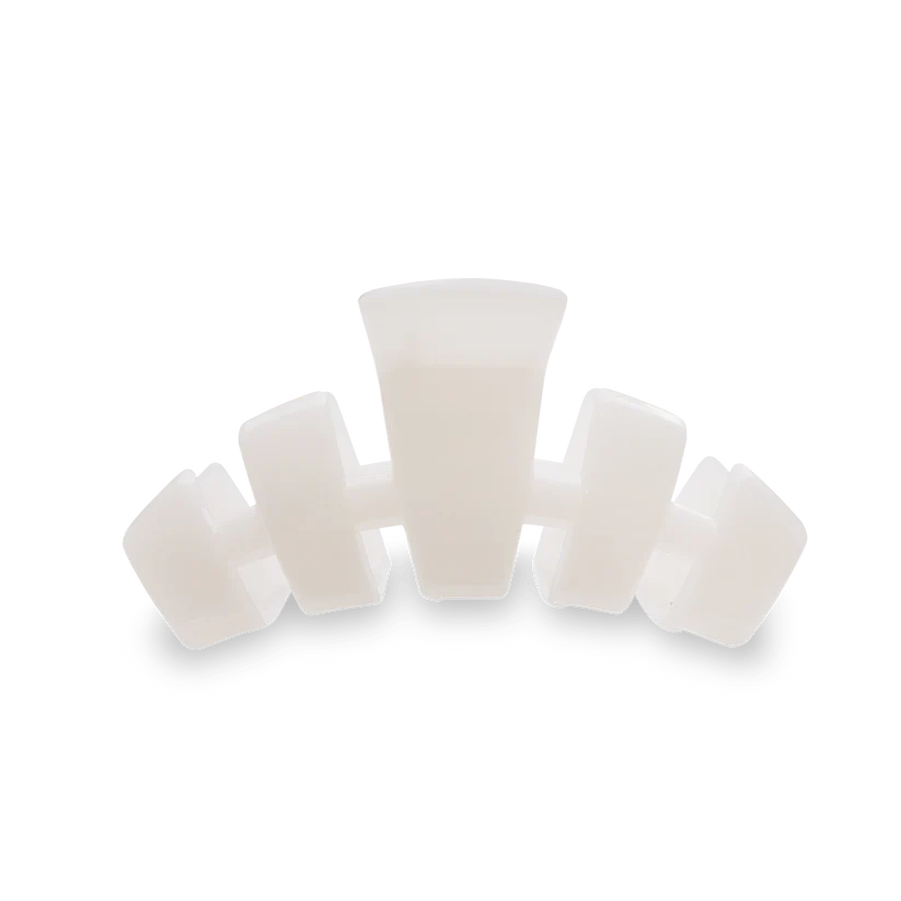 Classic Hair Clip | Medium | Coconut White