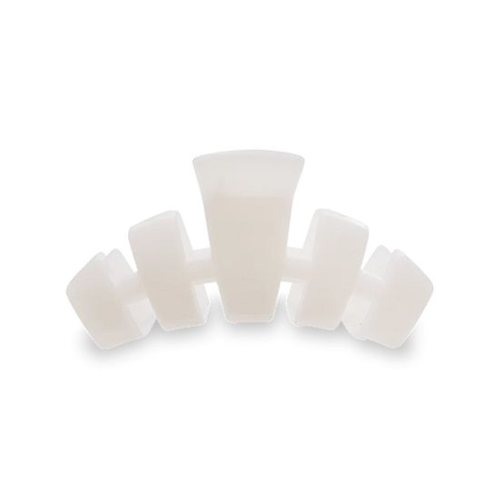 Classic Hair Clip | Medium | Coconut White