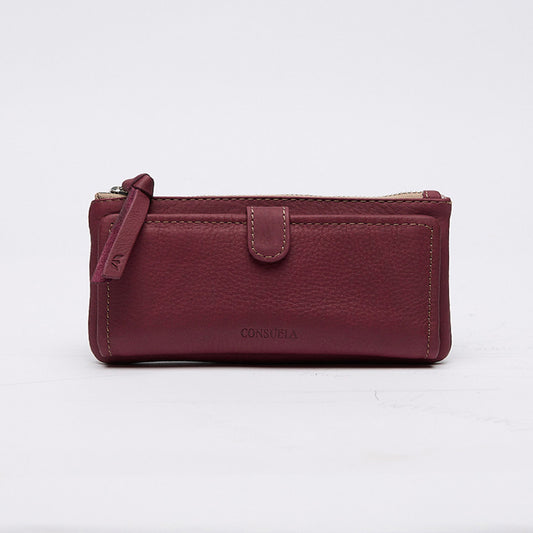 Slim Wallet, Plum