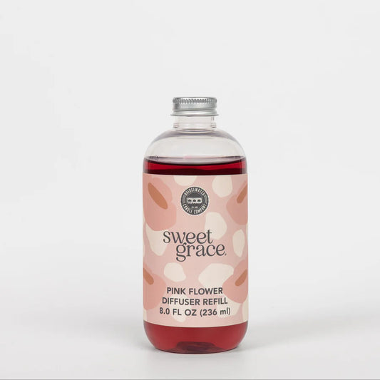 Flower Diffuser Refill - Sweet Grace Pink Dye 8 oz