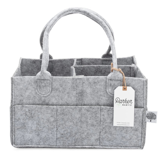 Diaper Caddy in Gray - Regular (13 x 9 x 7")
