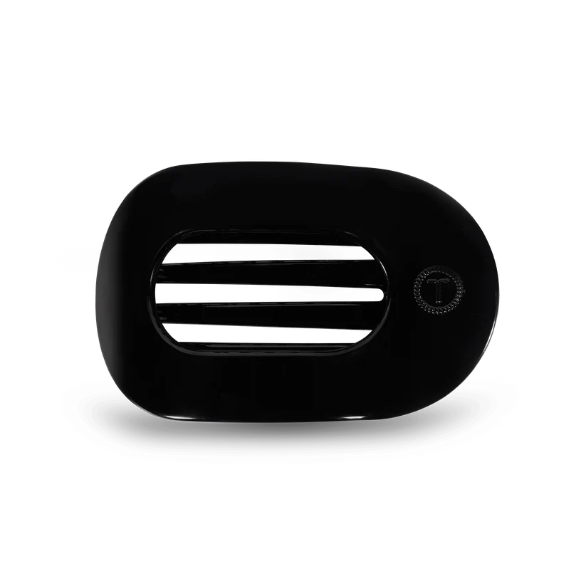 Round Flat Hair Clip | Med. | Jet Black