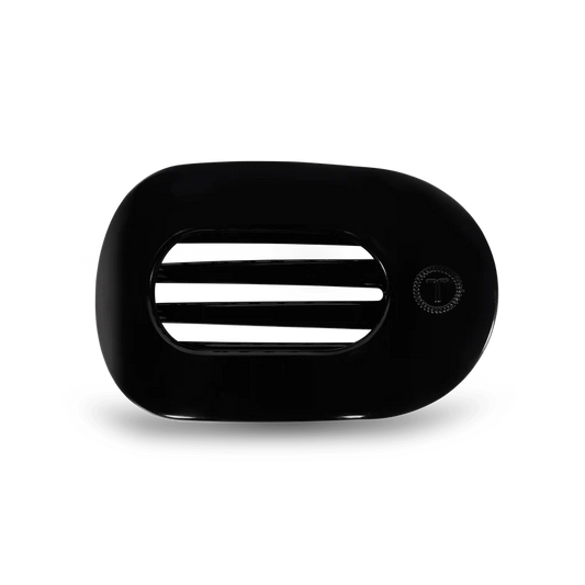 Round Flat Hair Clip | Med. | Jet Black