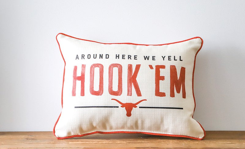 Texas Around Here Pillow