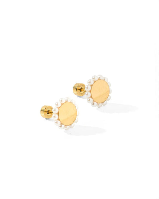Alice Pearl - Screwback Stud Earring