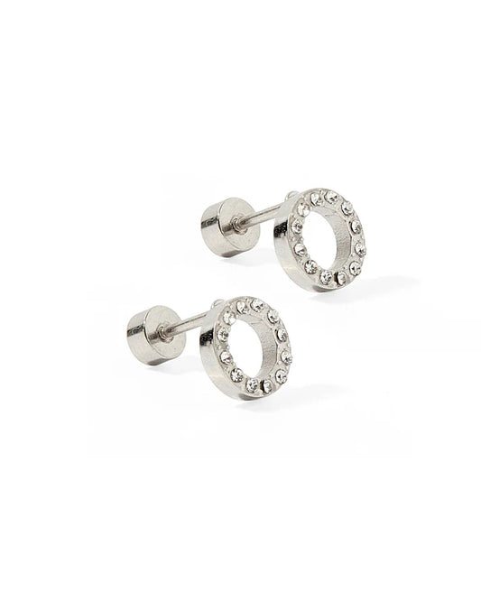 Lainey Silver - Screwback Stud Earring