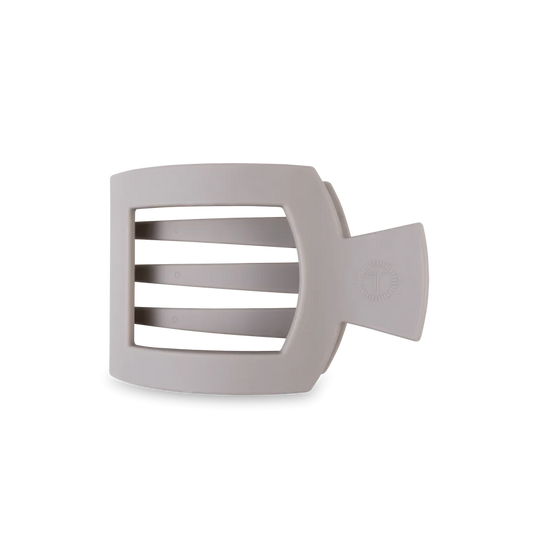 Open Hair Clip | Med. | Silver Flames