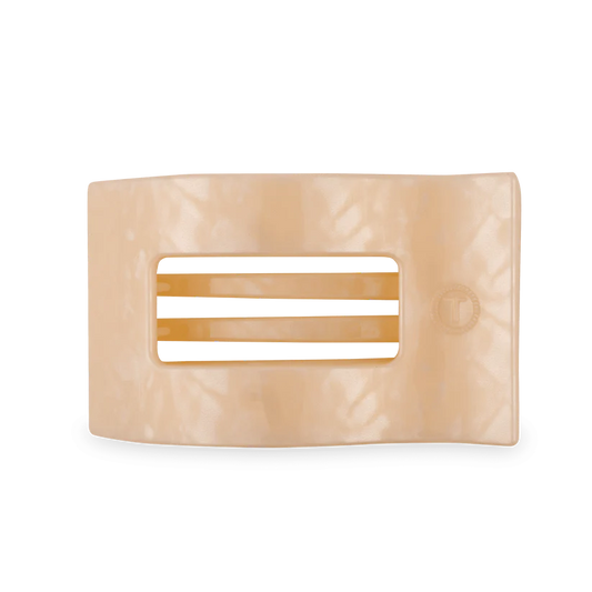 Flat Rectangle Hair Clip | Large | Soft Surf