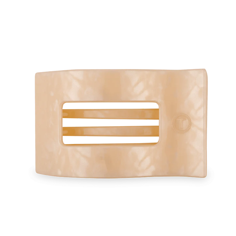 Flat Rectangle Hair Clip | Medium | Soft Surf