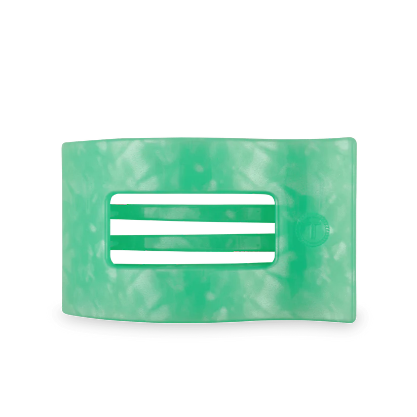 Flat Rectangle Hair Clip | Large | Spring Splash