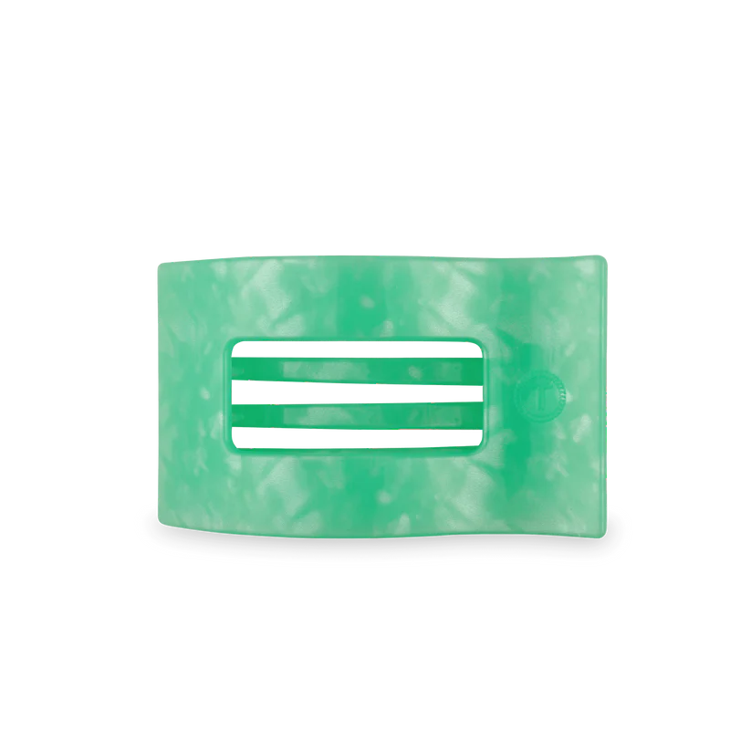 Flat Rectangle Hair Clip | Medium | Spring Splash