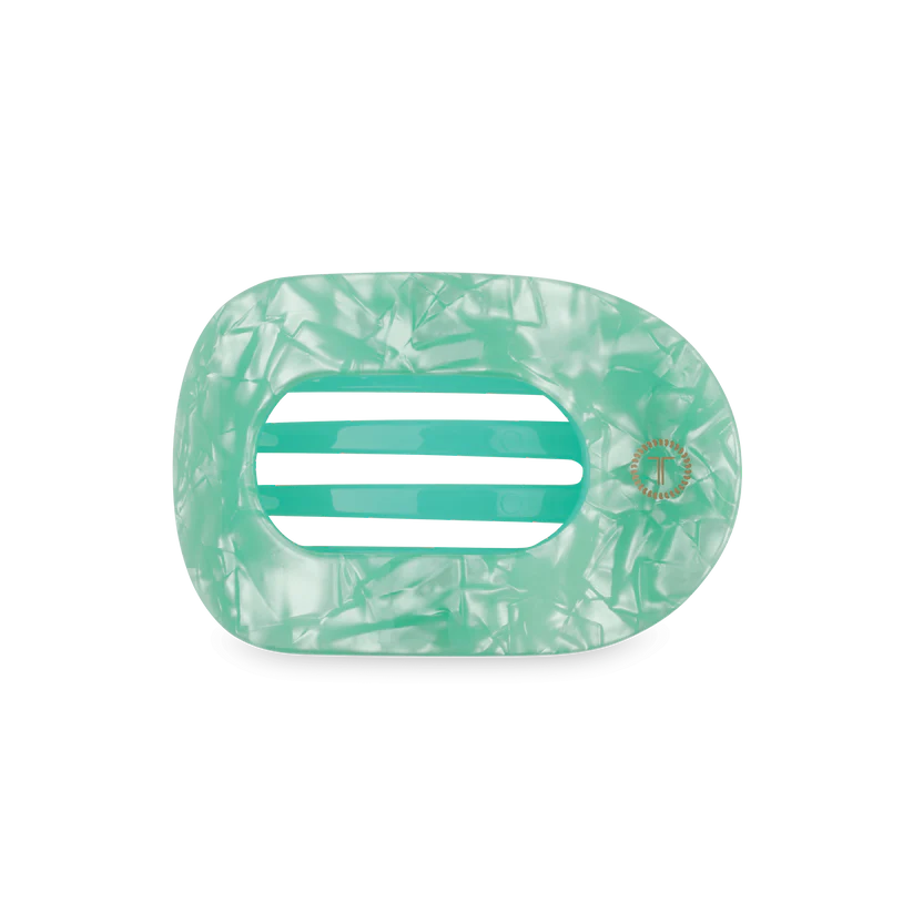 Flat Round Hair Clip | Medium | Spring Splash
