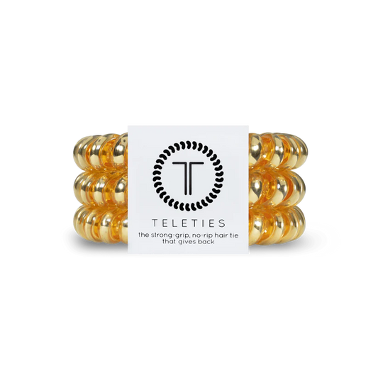 Spiral Hair Coils | Large | Sunset Gold Hair Ties