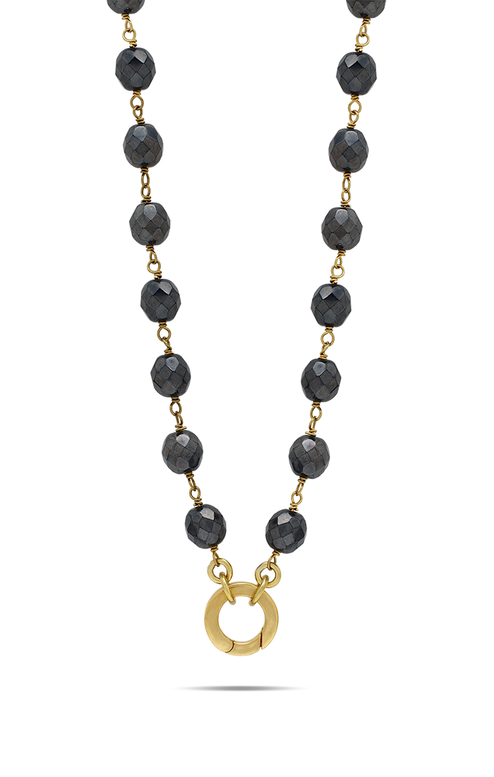 Ensemble Necklace - Hematite-18" BR