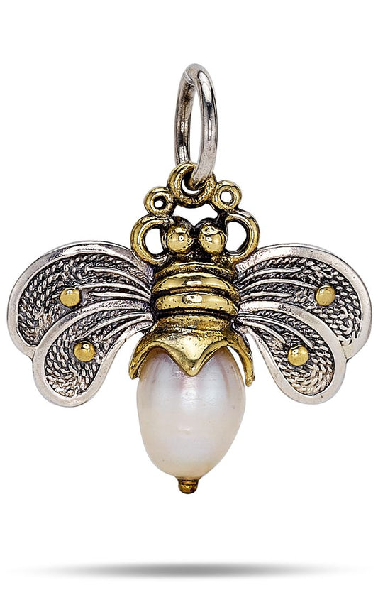 Bee Brave Honeypearl Charm