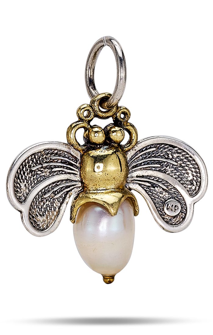 Bee Brave Honeypearl Charm