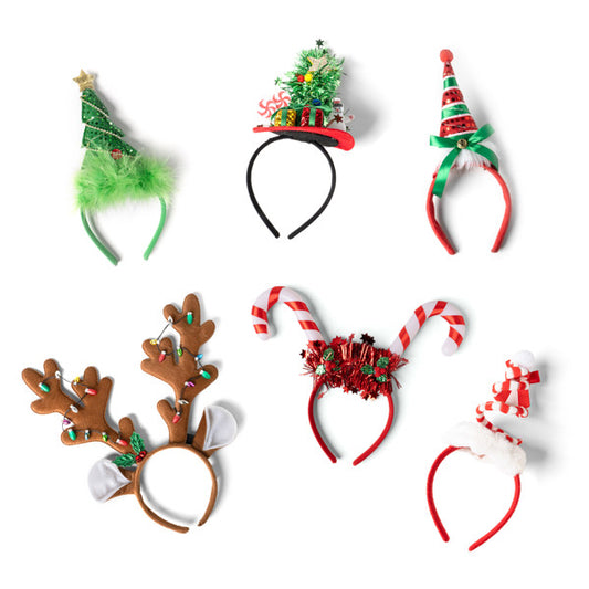 Lotsa LITES! Twinkle Tops Flashing Holiday Hat Headbands
